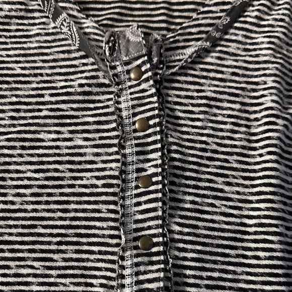 We The Free Black and White Striped Tank Top - Picture 5 of 5